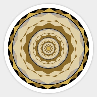 Gold decorative design Sticker